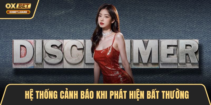 Hệ thống cảnh báo khi phát hiện bất thường